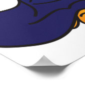 Wise Owl Afstuderen Schattigee Scholar Bird Poster (Hoek)