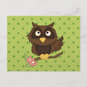 Wise Owl Briefkaart