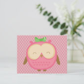 Wise Owl Briefkaart (Staand voorkant)