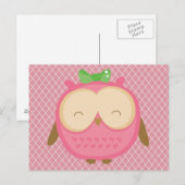 Wise Owl Briefkaart (Voorkant / Achterkant)