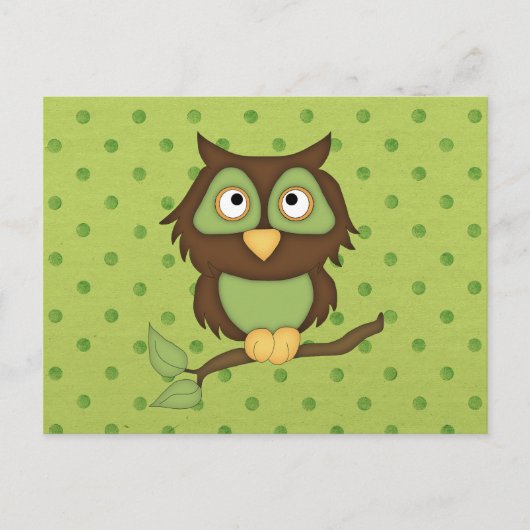 Wise Owl Briefkaart (Voorkant)