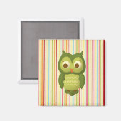 Wise Owl Magneet (Voorkant / Achterkant)