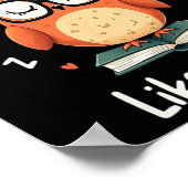 Wise Owl With Gles Funny Nerdy Back To School Grap Poster (Hoek)