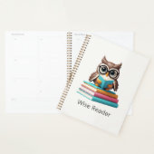 Wise Reader Owl Carnet du Journal des enfants (Devant avec enveloppe)