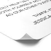 Wise Sanitize Hand Sanitiser Wedding Poster (Hoek)