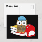 Wise School Owl Briefkaart (Voorkant / Achterkant)