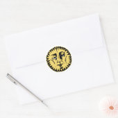 Wise Sun Ronde Sticker (Envelop)