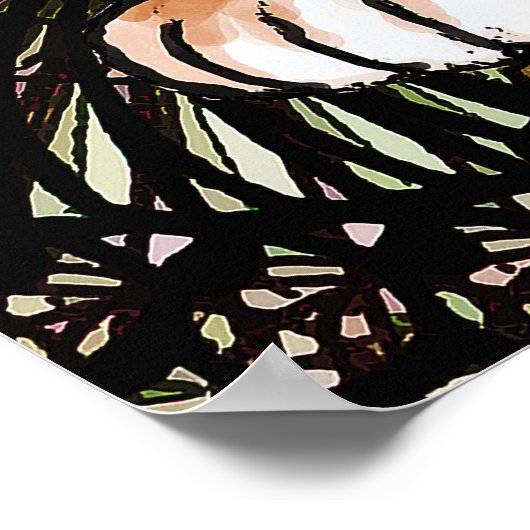 Wise Tiger Poster (Hoek)