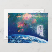 Wise Wolf Briefkaart (Voorkant / Achterkant)