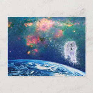 Wise Wolf Briefkaart