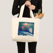 Wise Wolf Grote Tote Bag (Voorkant (product))