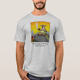 Wiseman Sigaar Humor Tee Shirt