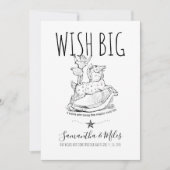 Wish Big Whimsical Zwangerschap Aankondiging (Voorkant)