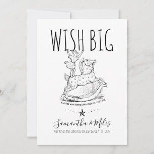 Wish Big Whimsical Zwangerschap Aankondiging
