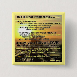 WISH Button door Poet Adiela Akoo