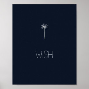 Wish Dandelion Poster