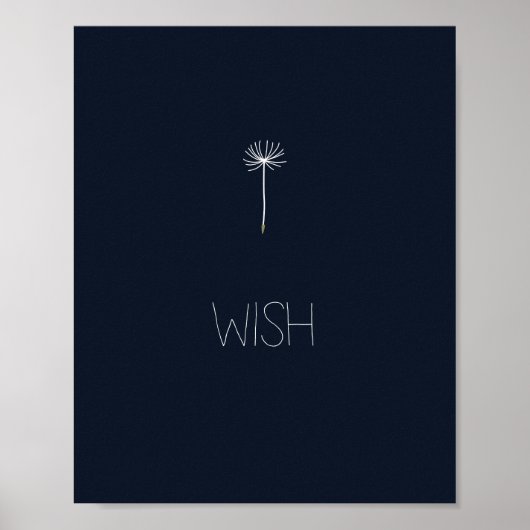 Wish Dandelion Poster (Voorkant)
