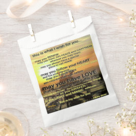 WISH Favor Bags Bedankzakje