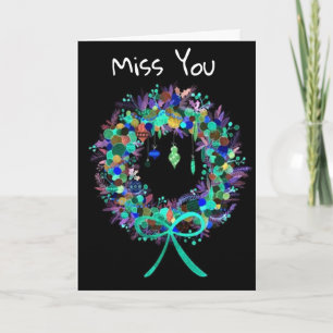 WISH IN PERSOON-ACROSS MILS IN CHRISTMAS FEESTDAGEN KAART