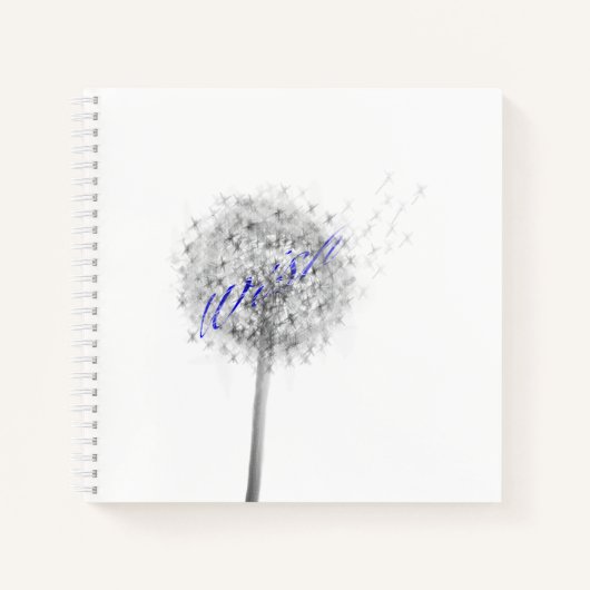 Wish Notitieboek Blauw (Voorkant)