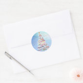 Wish Tree Ronde Sticker (Envelop)