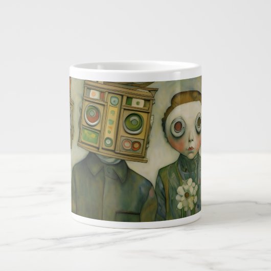 Wish you were here Specialty Mug Extra Grote Beker (Voorkant)