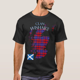 Wishart Scottish Clan Tartan Scotland T-shirt