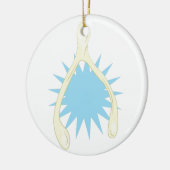 Wishbone Keramisch Ornament (Links)
