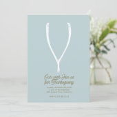 Wishbone Thanksgiving Invitation (Debout devant)