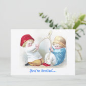 Wishbone Wars  Thanksgiving Kaart (Staand voorkant)