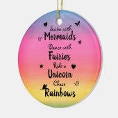 Wishes en Dreams Keramische Ornament (Links)