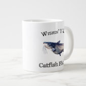 Wishin I was de vangst van vis Extra Grote Beker (Voorkant rechts)