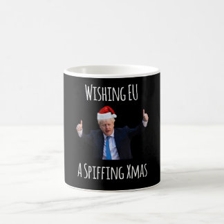 Wishing EU A Spiffing Kerstmis - Boris Johnson Koffiemok