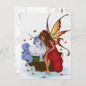 Wishing Fairy Briefkaart (Voorkant / Achterkant)