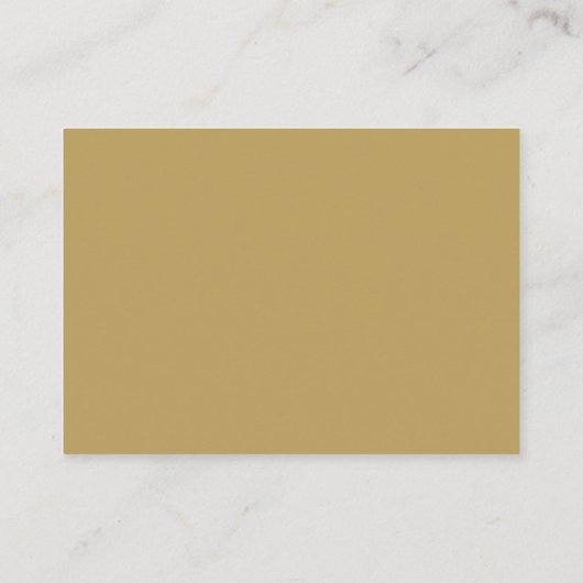 Wishing Good Black and Gold Script Weddenschap Informatiekaartje (Achterkant)