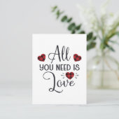 Wishing Happy Valentines Day (Staand voorkant)