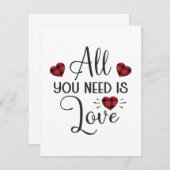 Wishing Happy Valentines Day (Voorkant / Achterkant)