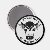 Wishing Moo Un Magnet De Vache Joli Jour (Recto/Verso)