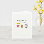 Wishing mugs câliner et carte de médicaments effic (Fleur jaune)