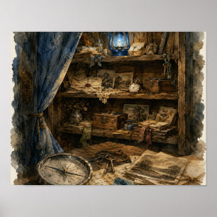 Wishing Shelf van Roadstand Hollow, Plaat RH-WC-00 Poster