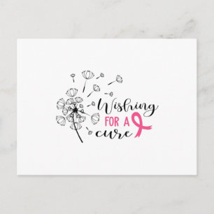Wishing voor een kure kanker briefkaart