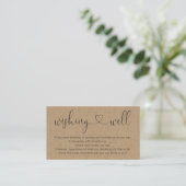 Wishing Well for Faire-part de mariage - Rustique (Debout devant)
