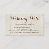 Wishing Well for Faire-part de mariage - Rustique (Devant)
