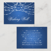 Wishing Well Sparkling String Blue Informatiekaartje (Voorkant / Achterkant)