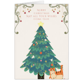 Wishing you a Very Merry Christmas Card