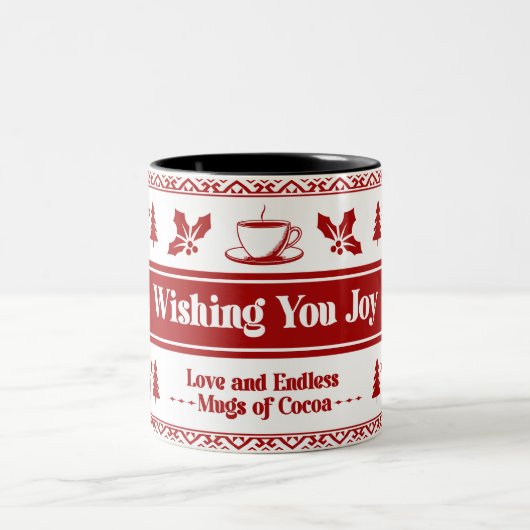 Wishing You Joy, Love, and Endless Mugs of Cocoa (Centre)