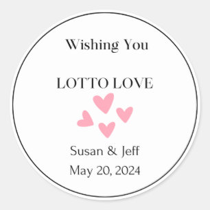 Wishing You Lotto Love Label