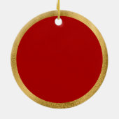 Wishing You Vakantie Seizoen Vrede en Liefde Keramisch Ornament (Achterkant)