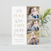 Wishwords COULEUR ÉDITABLE Carte photo de vacances (Debout devant)