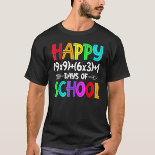 Wiskunde 100 dagen docent Wiskunde 100 t T-shirt